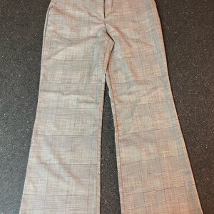 Worthington Black and White Checkered Trousers